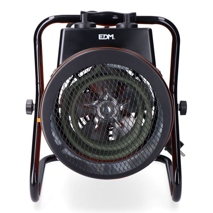 Edm Calefactor Industrial 1500 - 3000 W con Termostato Ajustable y Protector de Sobrecalentamiento