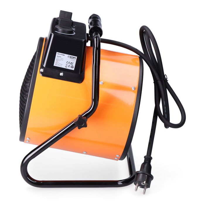 Edm Calefactor Industrial 1500 - 3000 W con Termostato Ajustable y Protector de Sobrecalentamiento