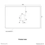 Neomounts NS-PLXPROTECT1 Mampara Protectora de Acrílico para Monitor hasta 32" con Montaje VESA 100x100 mm, Ancho 120 cm, Transparente, 1 Pieza
