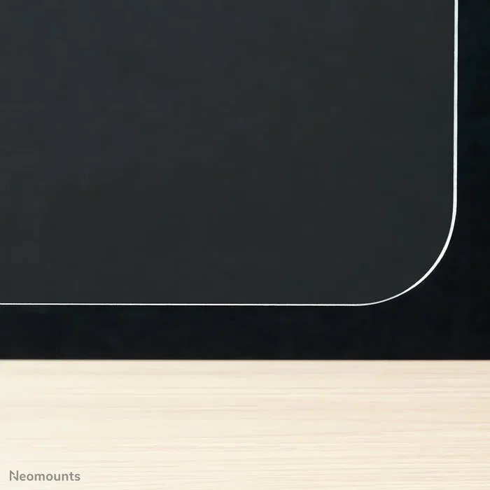 Neomounts NS-PLXPROTECT1 Mampara Protectora de Acrílico para Monitor hasta 32" con Montaje VESA 100x100 mm, Ancho 120 cm, Transparente, 1 Pieza