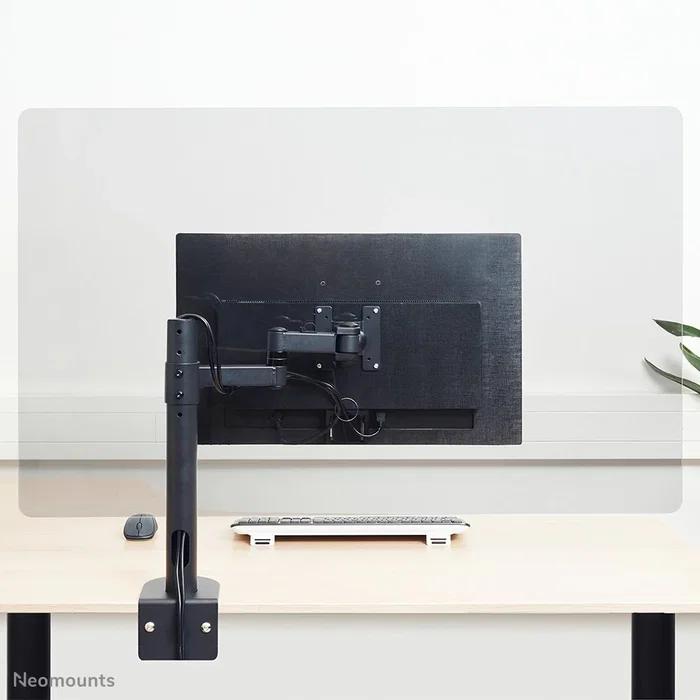 Neomounts NS-PLXPROTECT1 Mampara Protectora de Acrílico para Monitor hasta 32" con Montaje VESA 100x100 mm, Ancho 120 cm, Transparente, 1 Pieza