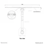 Neomounts NS-PLXPROTECT1 Mampara Protectora de Acrílico para Monitor hasta 32" con Montaje VESA 100x100 mm, Ancho 120 cm, Transparente, 1 Pieza