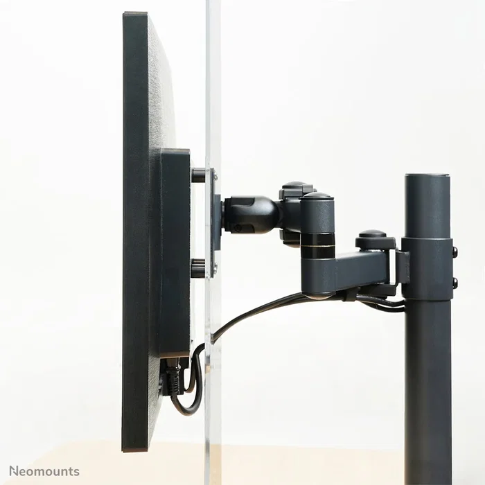 Neomounts NS-PLXPROTECT1 Mampara Protectora de Acrílico para Monitor hasta 32" con Montaje VESA 100x100 mm, Ancho 120 cm, Transparente, 1 Pieza