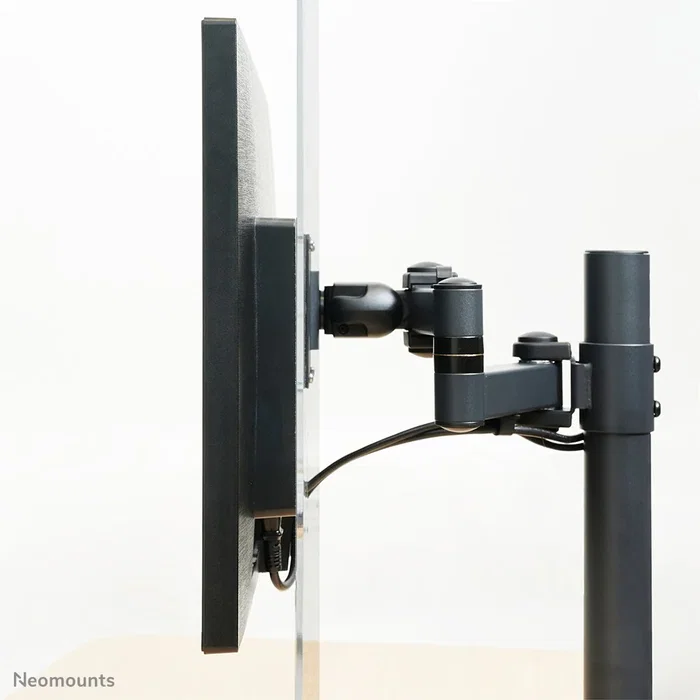 Neomounts NS-PLXPROTECT1 Mampara Protectora de Acrílico para Monitor hasta 32" con Montaje VESA 100x100 mm, Ancho 120 cm, Transparente, 1 Pieza