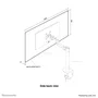Neomounts NS-PLXPROTECT1 Mampara Protectora de Acrílico para Monitor hasta 32" con Montaje VESA 100x100 mm, Ancho 120 cm, Transparente, 1 Pieza