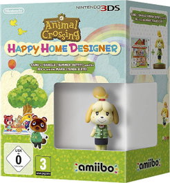Nintendo Animal Crossing Happy Home Designer + Amiibo Isabelle Edición Verano
