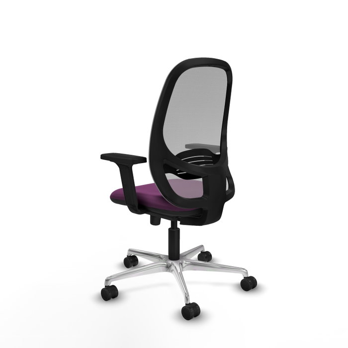PIQUERAS Y CRESPO Silla de oficina Cilanco con mecanismo Sincro, Morado y Gris PIQUERAS Y CRESPO Silla de oficina Cilanco con mecanismo Sincro, Morado y Gris