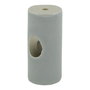 F-Line Derivacables de Porcelana Cilíndricos para Techo, Blanco, para Descentrar Punto de Luz, 5 Unidades, Ø20 x 45 mm