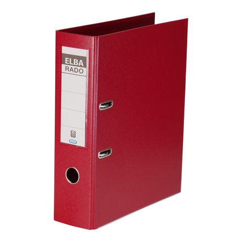 Elba Archivador de palanca forrado rojo DIN A4 80 mm Elba Archivador de palanca forrado rojo DIN A4 80 mm