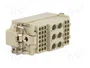 HARTING Han K 6/36 Pos. M Insert Crimp - Plantilla de contacto macho