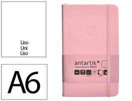 Antartik Cuaderno Antartik Notes Tapa Dura A6 Hojas Lisas Rosa Pastel 100 Hojas 80 Gr FSC