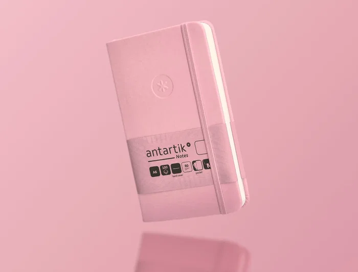 Antartik Cuaderno Antartik Notes Tapa Dura A6 Hojas Lisas Rosa Pastel 100 Hojas 80 Gr FSC