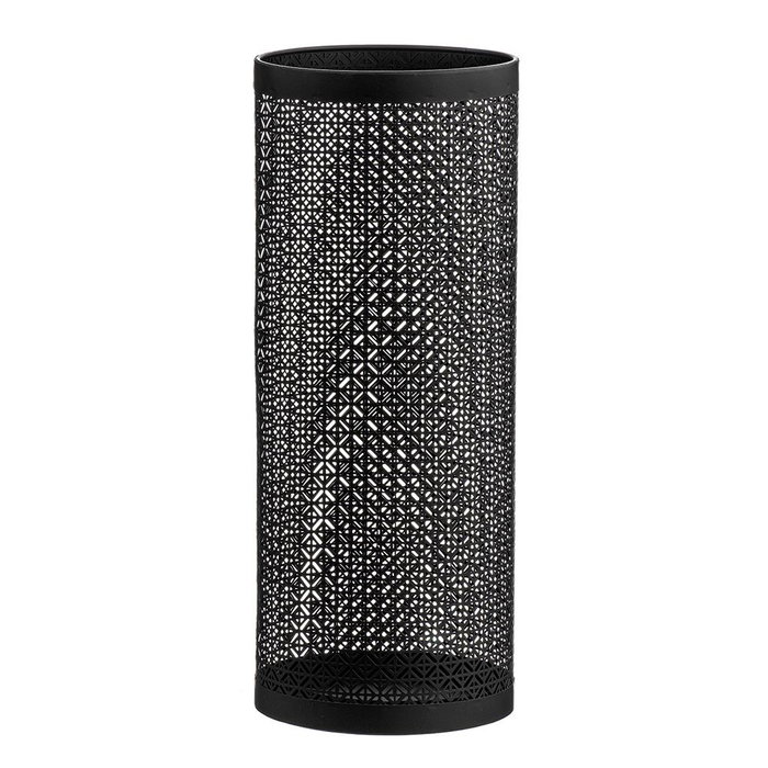 Caison Paragüero Filigree Metal Redondo Negro 20 x 50 cm