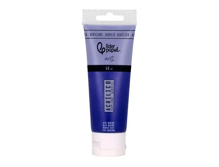 Liderpapel Pintura Acrílica Tubo de Plástico 60 ml Azul Marino Liderpapel Pintura Acrílica Tubo de Plástico 60 ml Azul Marino