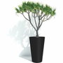 Garden Id Maceta alta Green Care Sense Tall Negro Antracita 55 cm