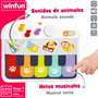 Winfun Piano para bebés con luz y sonido