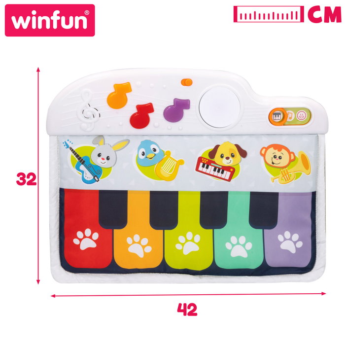 Winfun Piano para bebés con luz y sonido Winfun Piano para bebés con luz y sonido