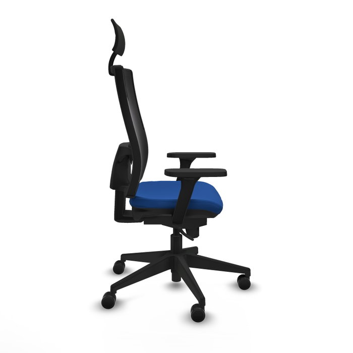 PIQUERAS Y CRESPO Silla de oficina Horna con mecanismo Sincro, Azul y Negro PIQUERAS Y CRESPO Silla de oficina Horna con mecanismo Sincro, Azul y Negro