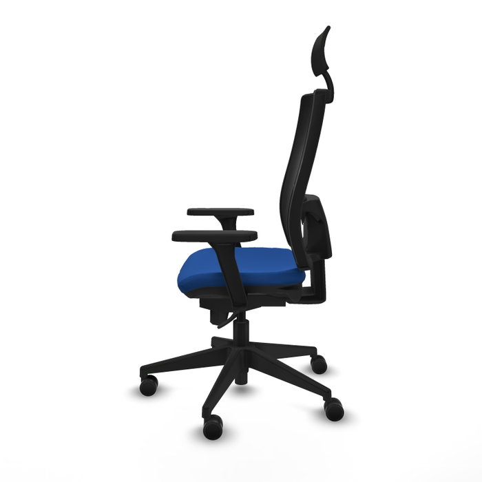 PIQUERAS Y CRESPO Silla de oficina Horna con mecanismo Sincro, Azul y Negro PIQUERAS Y CRESPO Silla de oficina Horna con mecanismo Sincro, Azul y Negro