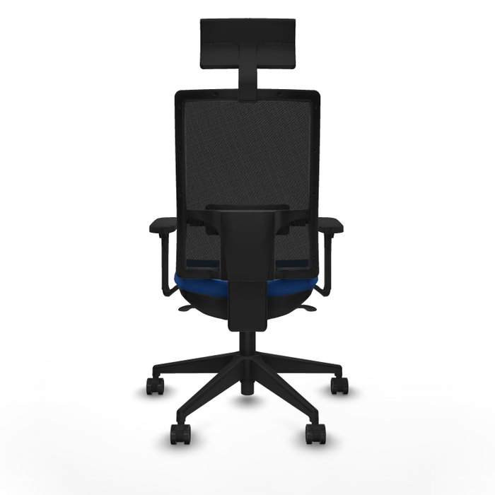 PIQUERAS Y CRESPO Silla de oficina Horna con mecanismo Sincro, Azul y Negro PIQUERAS Y CRESPO Silla de oficina Horna con mecanismo Sincro, Azul y Negro