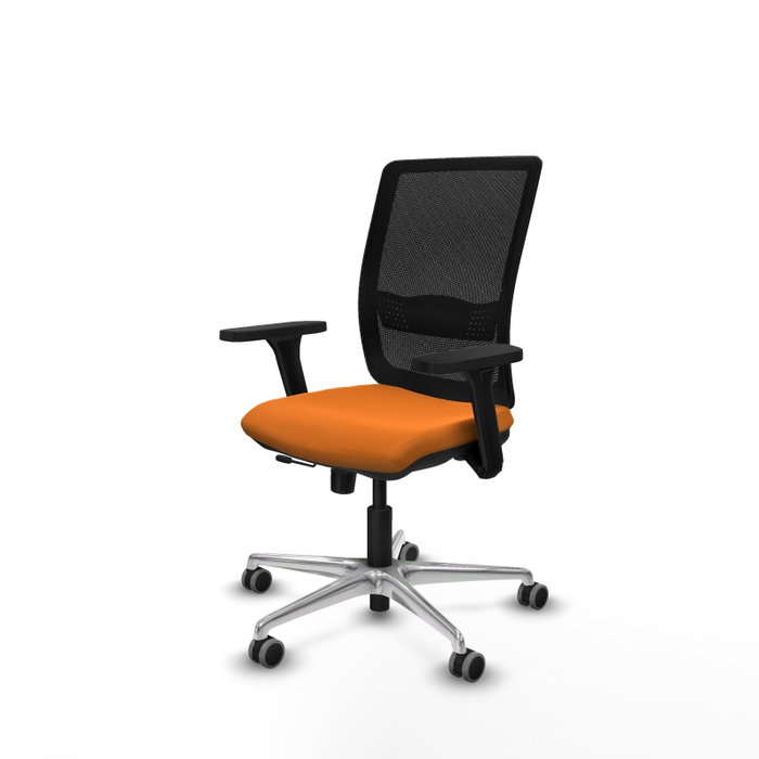 PIQUERAS Y CRESPO Silla de oficina Haches Naranja y Negro PIQUERAS Y CRESPO Silla de oficina Haches Naranja y Negro