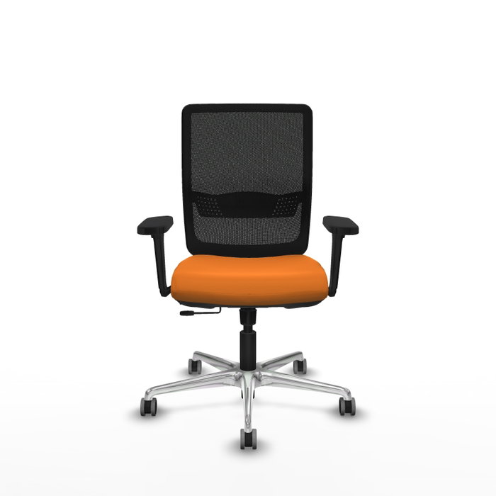 PIQUERAS Y CRESPO Silla de oficina Haches Naranja y Negro PIQUERAS Y CRESPO Silla de oficina Haches Naranja y Negro