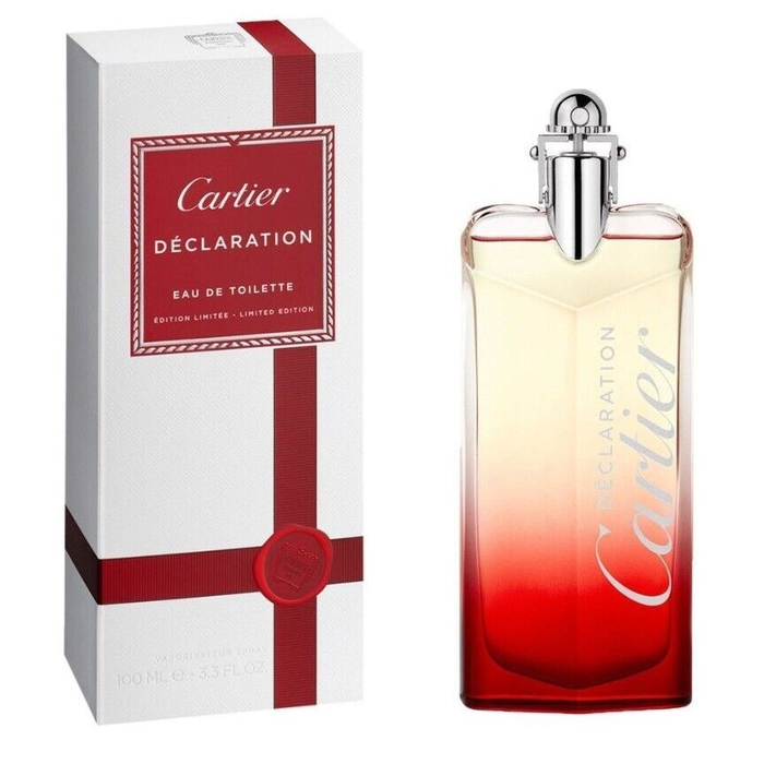 Cartier Declaration Red Edition Edt Men 100 mL Eau de Toilette para Hombre Cartier Declaration Red Edition Edt Men 100 mL Eau de Toilette para Hombre