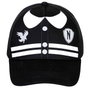 Karactermania Gorra Infantil Miércoles Varsity Negro