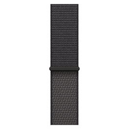 Apple MFFM4ZM/A Correa Loop Deportiva para Apple Watch 44/45/46/49mm - Nylon Reciclado, Gris Oscuro, Grupo de Rock, Talla Única