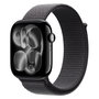 Apple MFFM4ZM/A Correa Loop Deportiva para Apple Watch 44/45/46/49mm - Nylon Reciclado, Gris Oscuro, Grupo de Rock, Talla Única