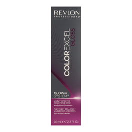 Revlon Color Excel Gloss 7.821 Rubio Medio Ceniza Irisado Natural (Mushroom) Coloración Tono Sobre Tono Sin Amoníaco 70ml