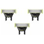 Philips OneBlade 360 Cabezales de Reemplazo QP430/50 (Pack de 3) de color Negro y Verde/Amarillo