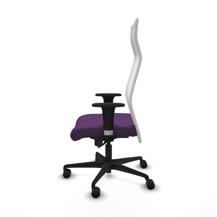 PIQUERAS Y CRESPO Sillón Albacete Morado y Blanco