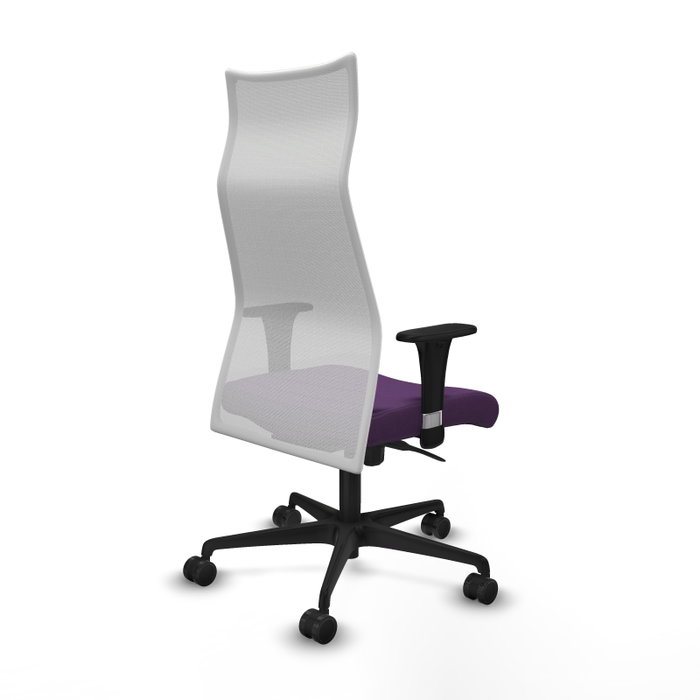 PIQUERAS Y CRESPO Sillón Albacete Morado y Blanco