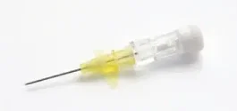 Covetrus Catéter IV con alas Amarillo 24G 0,7x19mm 50ud