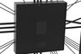 DKD Home Decor Reloj de Pared Metal y Cristal 80x80cm Negro y Dorado