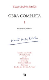 TRES I QUATRE, I. Obra completa, Andres Estelles, Vicent - TRES I QUATRE
