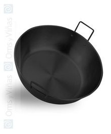 Paelleras El Cid Paellera Honda Esmaltada de Hierro 45 cm para Cocina