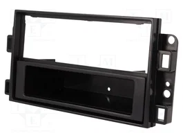4CARMEDIA Bastidor de montaje de radio para Chevrolet, 2 ISO, negro
