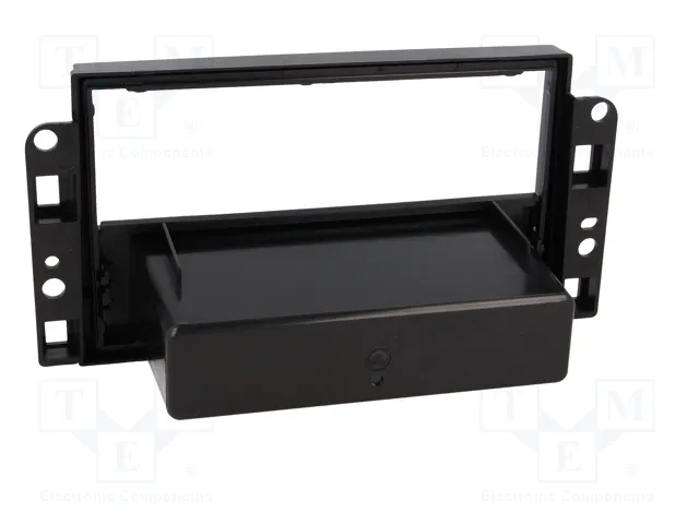 4CARMEDIA Bastidor de montaje de radio para Chevrolet, 2 ISO, negro 4CARMEDIA Bastidor de montaje de radio para Chevrolet, 2 ISO, negro