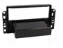 4CARMEDIA Bastidor de montaje de radio para Chevrolet, 2 ISO, negro