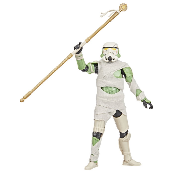 Hasbro Star Wars The Black Series Night Trooper Halloween Edition Figura Coleccionista 15 cm con Porg Hombre Lobo y Vara Egipcia