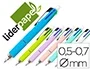 Liderpapel Bolígrafo Multifunción 5 en 1 con Portaminas, Tinta Azul, Negro, Rojo, Verde y Trazo 0,7mm