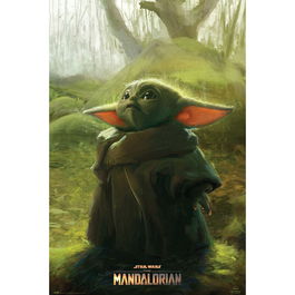 ERIK Poster Baby Yoda The Mandalorian Star Wars 91,5x61cm Papel 150gr