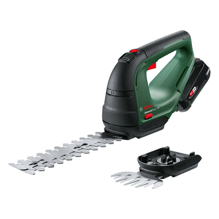 Bosch AdvancedShear 18V-10 Tijera de Poda para Setos a Batería 18V, 2.5 Ah, Negro/Verde Bosch AdvancedShear 18V-10 Tijera de Poda para Setos a Batería 18V, 2.5 Ah, Negro/Verde