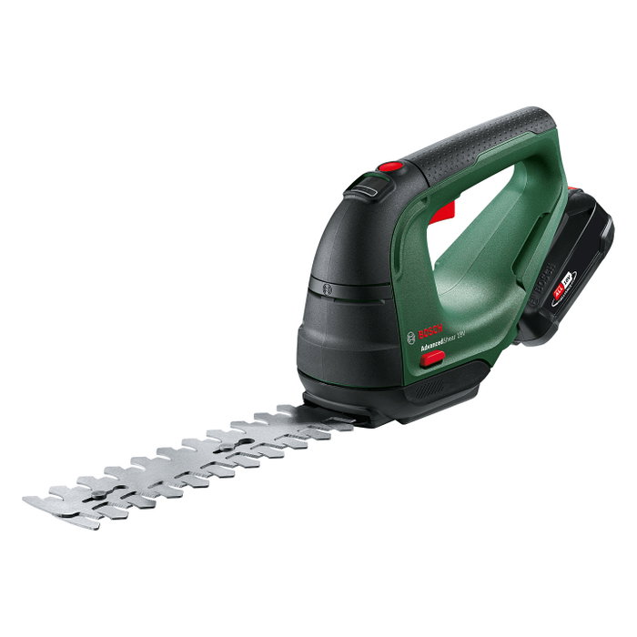 Bosch AdvancedShear 18V-10 Tijera de Poda para Setos a Batería 18V, 2.5 Ah, Negro/Verde Bosch AdvancedShear 18V-10 Tijera de Poda para Setos a Batería 18V, 2.5 Ah, Negro/Verde