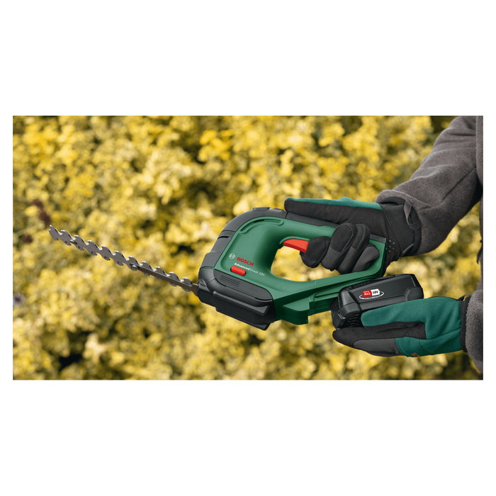 Bosch AdvancedShear 18V-10 Tijera de Poda para Setos a Batería 18V, 2.5 Ah, Negro/Verde Bosch AdvancedShear 18V-10 Tijera de Poda para Setos a Batería 18V, 2.5 Ah, Negro/Verde