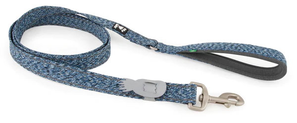 Hurtta Correa Agarre Razzle-Dazzle Azul/Negro 180x25 cm Reflectante Acolchada Reciclada