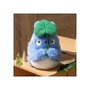 Mi vecino Totoro Nakayoshi Figura de peluche Medium Totoro with leaf 20 cm