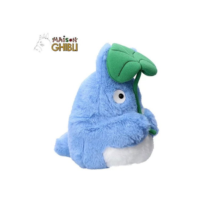 Mi vecino Totoro Nakayoshi Figura de peluche Medium Totoro with leaf 20 cm